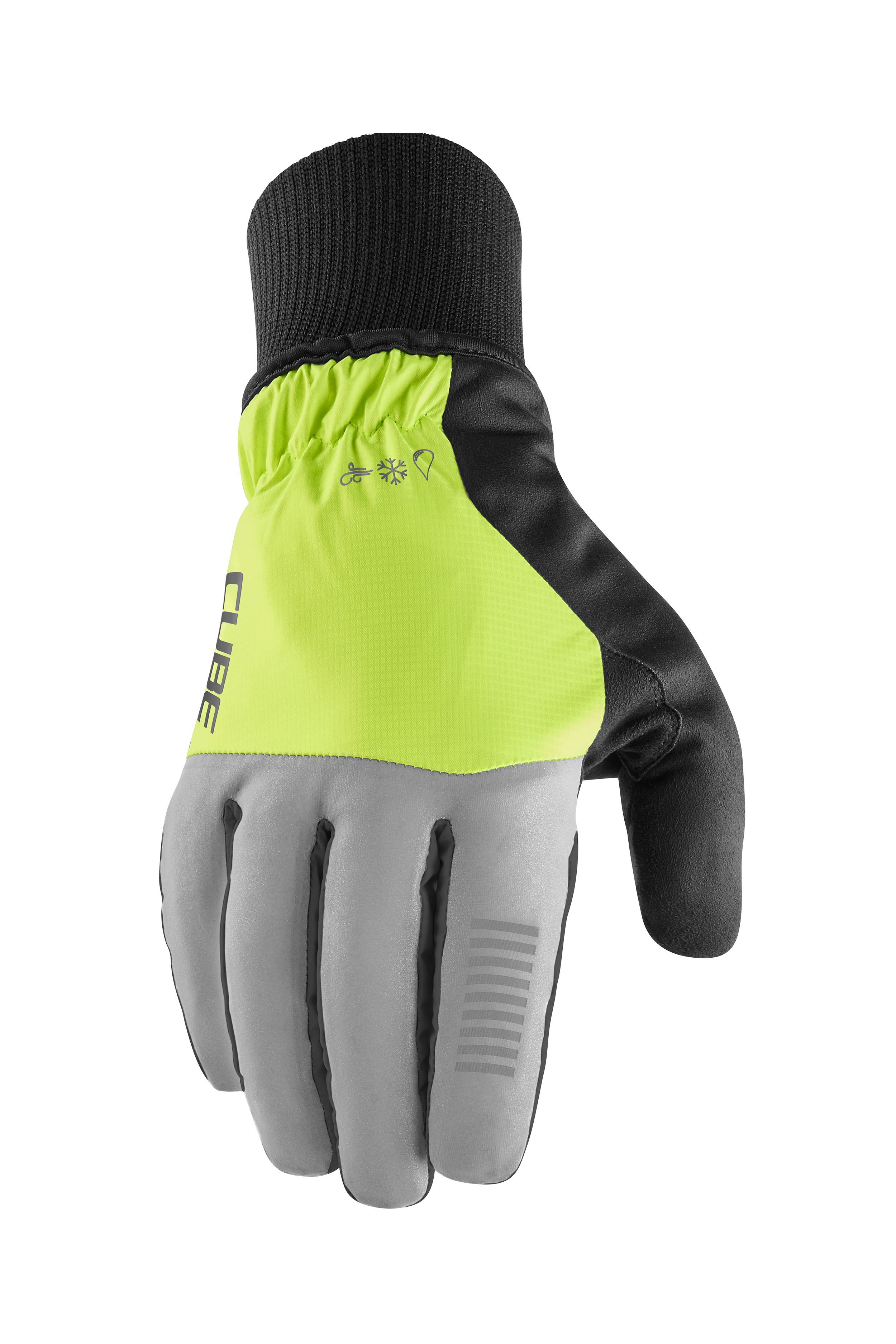 Handschuhe Winter langfinger X NF grey´n´yellow XXL(11)