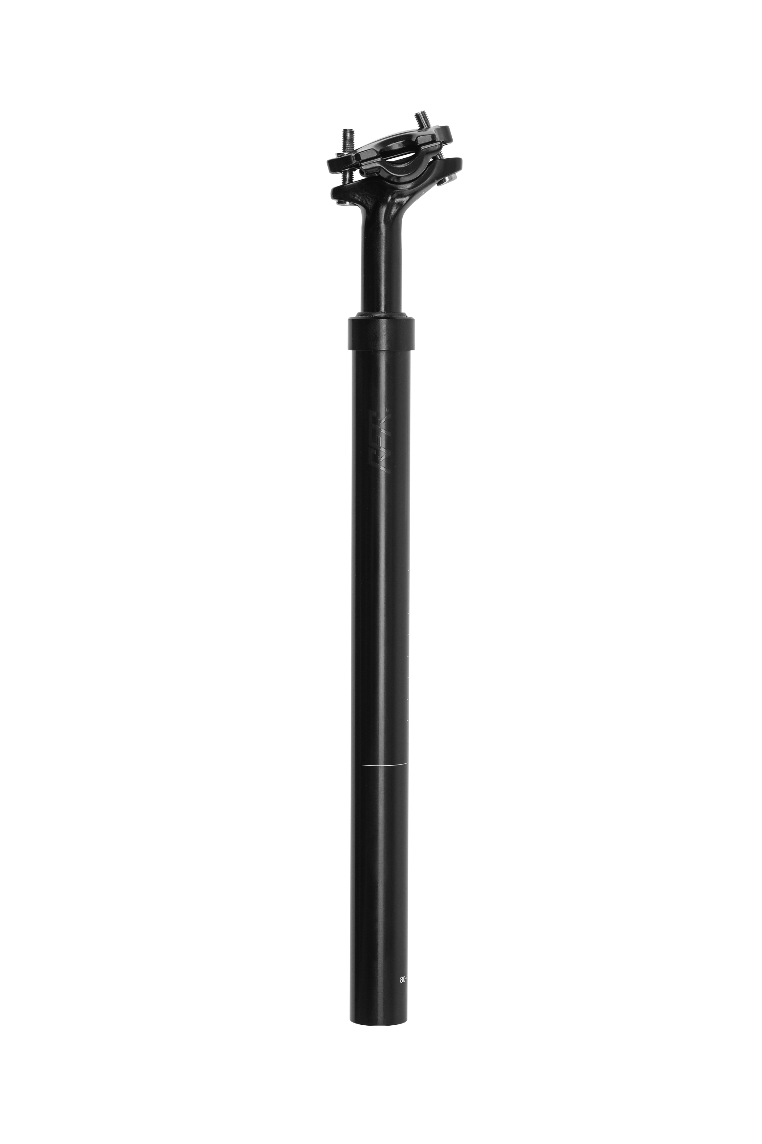 gefederte Sattelstütze (80-120 kg) 30,9 mm x 400 mm (Schwarz)