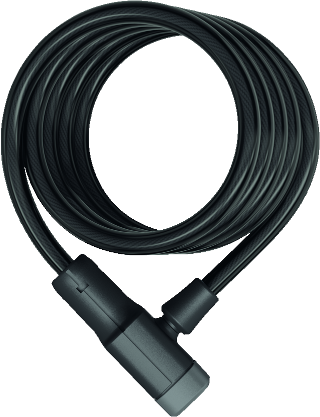 Antivol à câble Primo 5510K/180 sans support BK (Noir | 180cm)