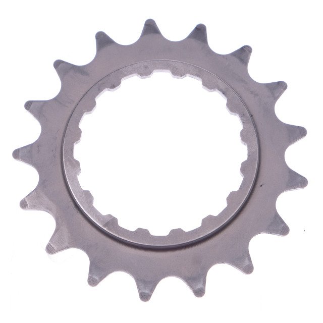Ritzel 16 Zähne 3mm Offset, vernickelt (Silber)
