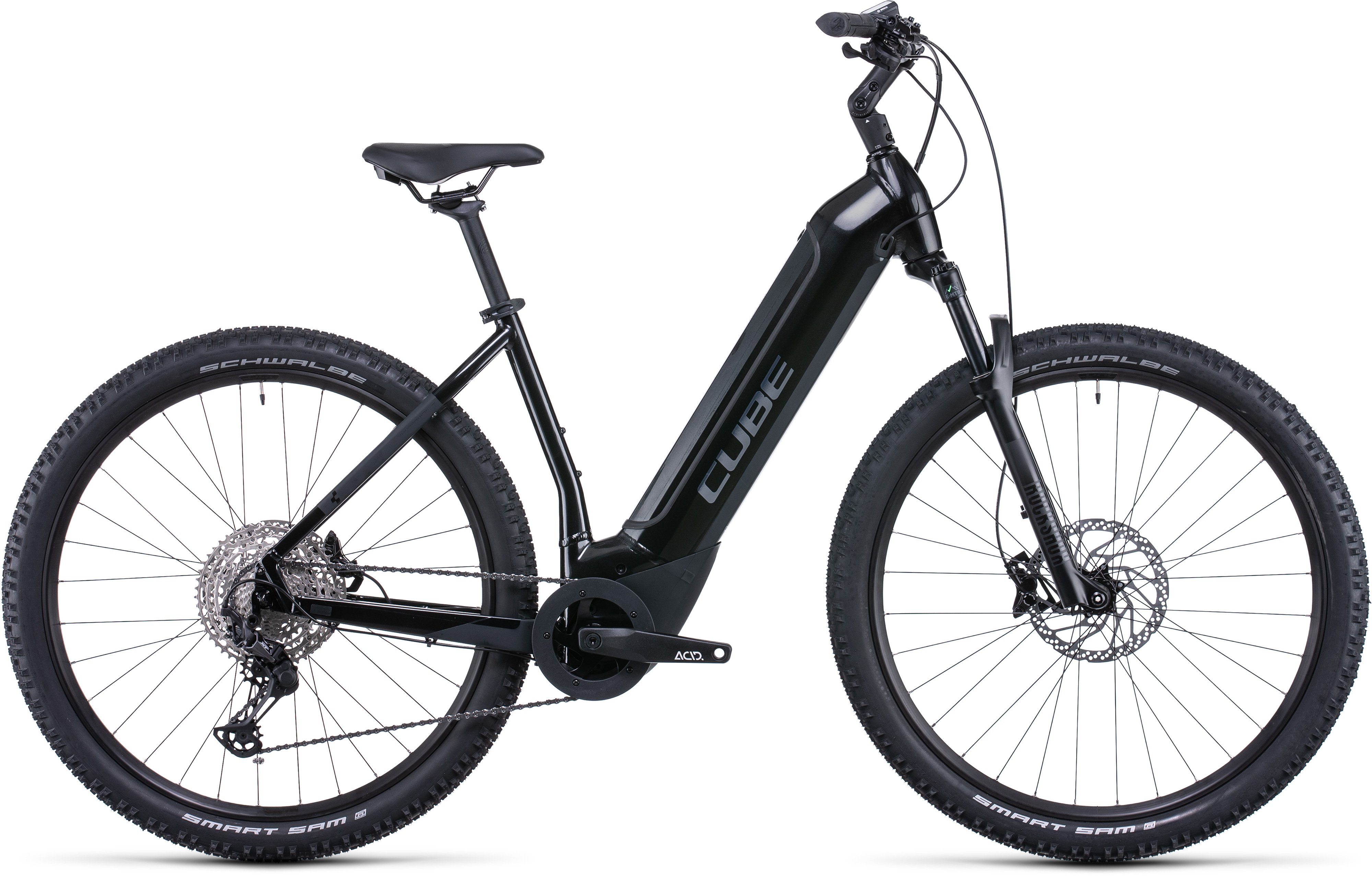 Reaction Hybrid Race 625 cadre bas grey'n'metal (Noir | 46cm / XS)