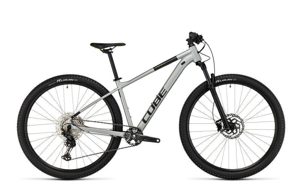 Attention SLX silvergrey´n´lime (Gris | 16" / S)