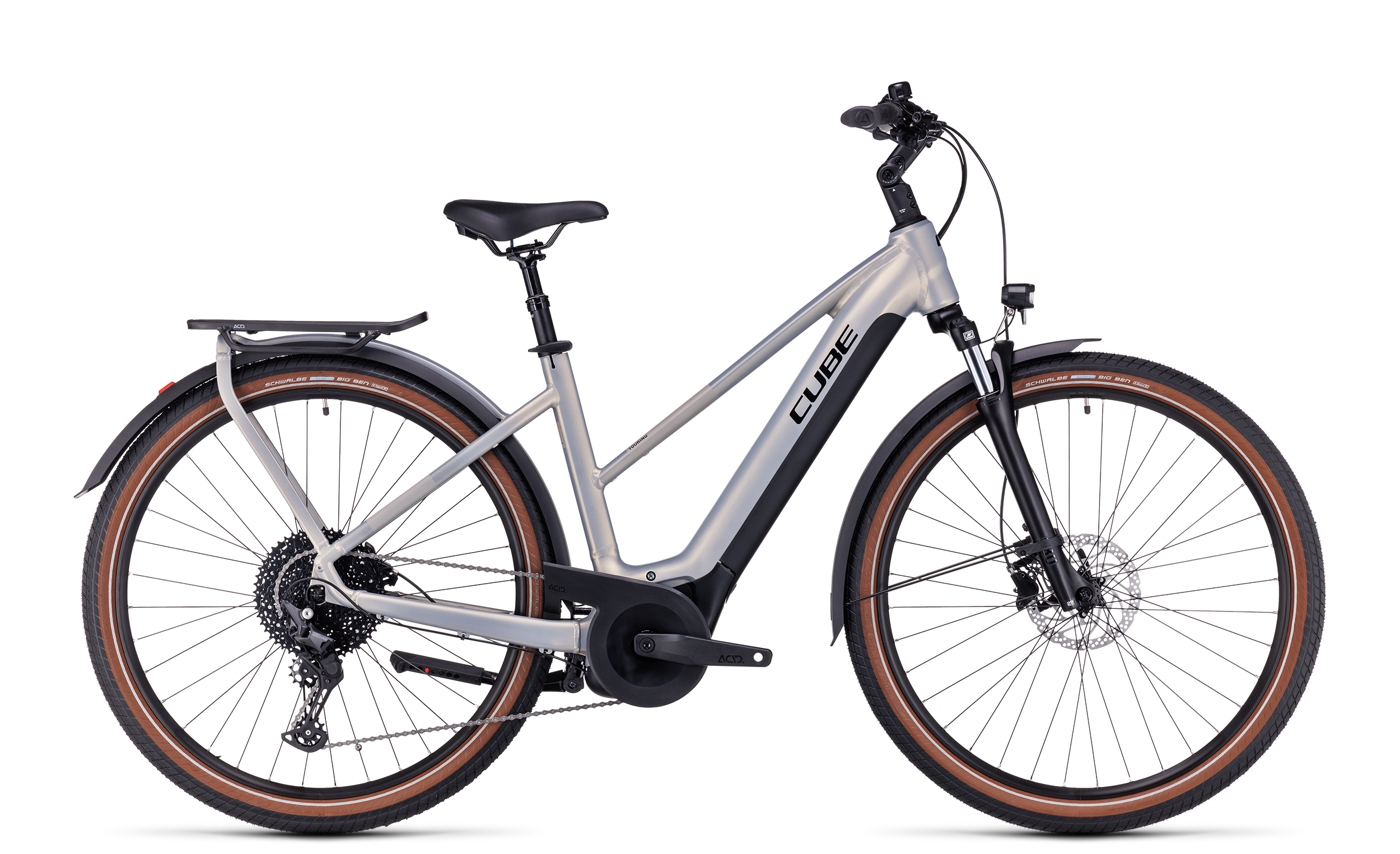 Touring Hybrid Pro 625 Trapez pearlysilver´n´black (Silber | 50 cm / S)
