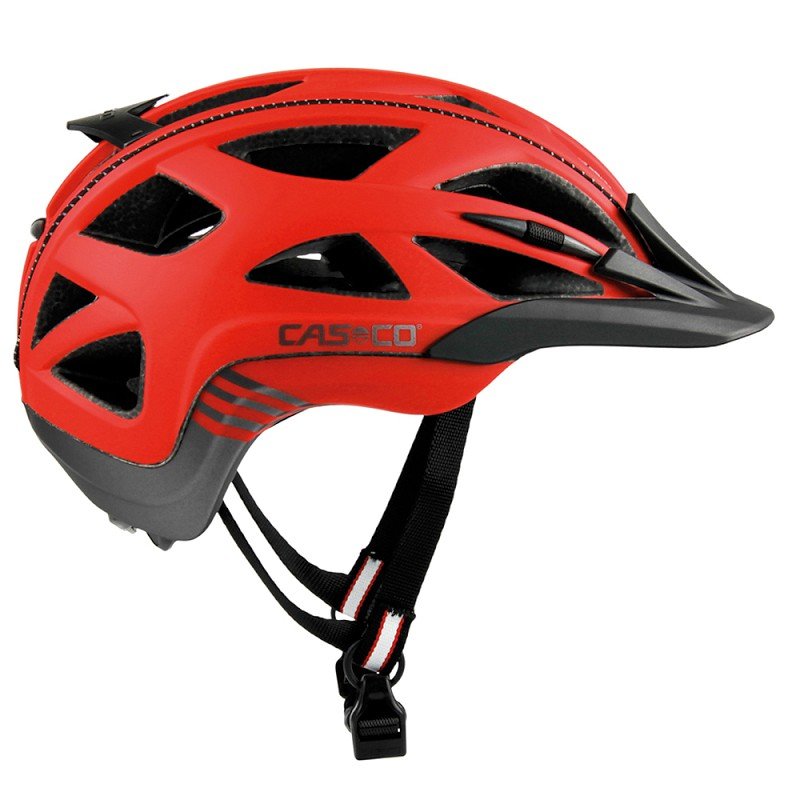 Casque Activ 2 Rouge-Anthracite Mate (Rouge | M (56-58cm))