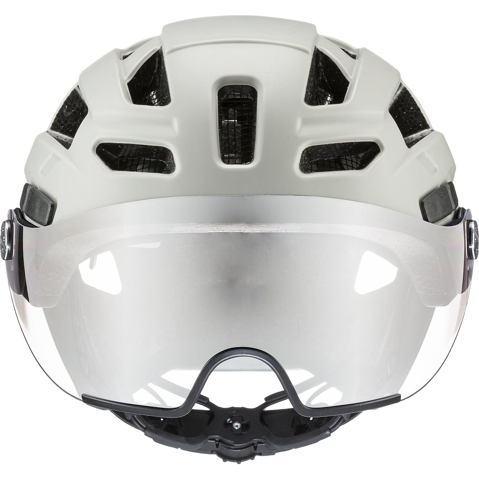 Helm finale visor sand-white mat (Grau | M (52-57cm))